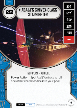 Asajj's Ginivex-Class Starfighter