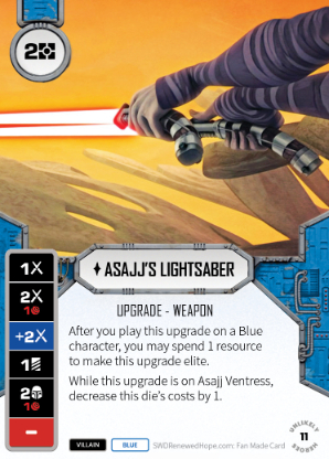 Asajj's Lightsaber