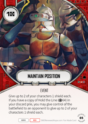 Maintain Position