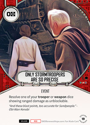 Only Stormtroopers Are So Precise