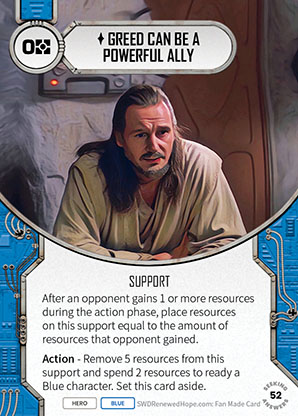 Greed Can Be A Powerful Ally