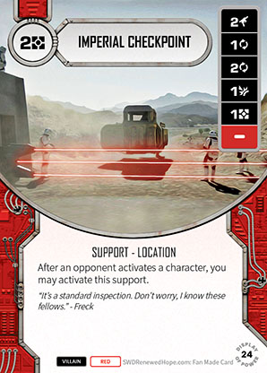 Imperial Checkpoint
