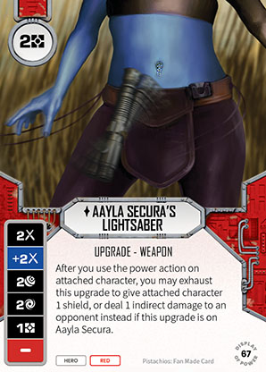 Aayla Secura's Lightsaber