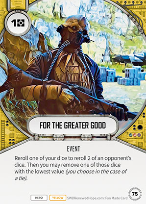 For The Greater Good