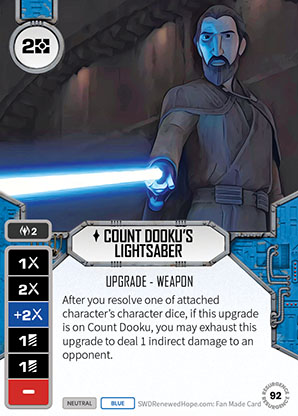 Count Dooku's Lightsaber