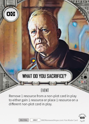 What Do You Sacrifice?