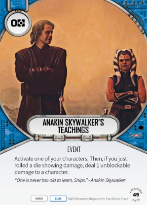 Anakin Skywalker's Teachings